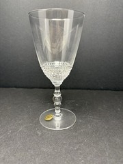 Duncan & Miller TEAR DROP CRYSTAL 7 1/8” Water Goblets Set Of 2 EUC!! Inv#23