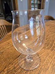 Lenox crystal tulip shaped beer glass AA71