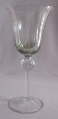 Set of 4 Water Wine Glasses Crystal Clear Industries 9″ Purple Red Green Blue