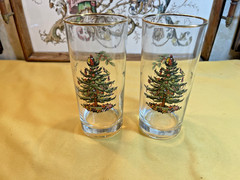 Spode, England Christmas Tree Highball Glasses – 2