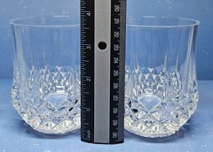 Cristal d’Arques-Durand LONGCHAMP Set of 4 Double Old-Fashioned/Whiskey Glasses