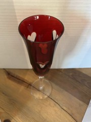 Champagne Flute RetiredAJKA Crystal Hungarian Cut To Clear Hearts