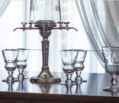 Original Absinthe Glass: Set of 4 Glasses – Vintage Reservoir Pontarlier