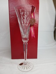 #09 WATERFORD 12 TWELVE DAYS OF CHRISTMAS CHAMPAGNE FLUTE NINE LADIES DANCING