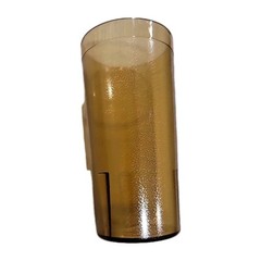 12 Pack, 20 Oz Plastic Amber Pebbled Tumblers Great for parties All Ocassions