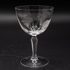 CHIP- Queen Lace «Kenyan African» Elephant Liquor Cocktail Glass – 4 7/8″ #E