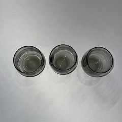 New York Jets Helmet NFL Smokey Set Of Three Vintage Football Drink Glasses