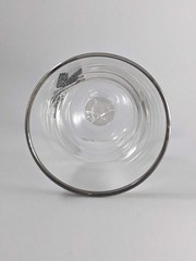 2 Vintage Canada Goose Wine Cordial Glasses Federal Glass Company 4oz Barware