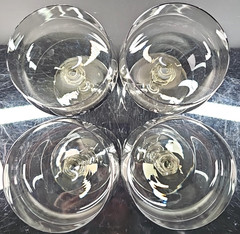 4 Lifetime Serenity Smoke Champagne Sherbet Set Vintage Elegant Stemware MCM Lot