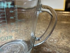 Vintage Anchor Hocking 2 Cup Glass Liquid Measuring Cup World’s Greatest Mom