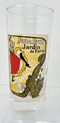 Vintage Drinking 4 Glasses Set Paris Posters Moulin Rouge Confetti Jardin More