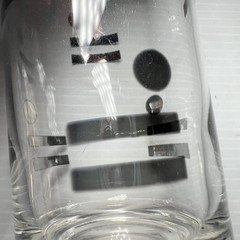 Vintage Tumblers Set 4 MCM Glasses 4 Dorothy Thorpe Dot and Dash Glass