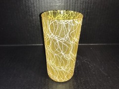 Vintage Spaghetti String Glass by Colour Craft Corporation~Yellow~MCM