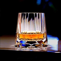 K9 Crystal Glass Rocks Whiskey Glasses Old Fashioned Glass Cut Clear Diamond 8oz