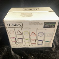 Libby Glow in the dark, Shots Set Of Six In Box
