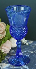 AVON Blue Goblet Vintage Cobalt Blue George Washington Home Décor