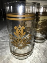 PFALTZGRAFF Libbey VILLAGE Pattern GLASSWARE Set of 10 Cooler GLASS 16oz TUMBLER