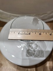 4 Vtg Hollow Stem Champagne Glass w/ Frosted Unicorn 5 1/4″-A2