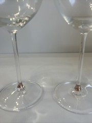 Vintage Waterford Crystal “Connoisseur Gold” Bordeaux Wine Glasses – Set Of 2