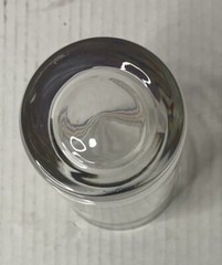 4 Vintage Ring Ding Red Blue Green Yellow Stripe 5 1/2″ Glass Tumblers