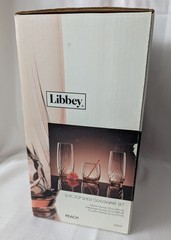 Libbey’s Peach 12 Piece Glassware Set