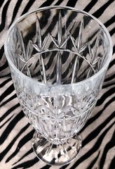2 Godinger OLYMPIA Clear Cut Crystal Iced Tea Glasses 7 & 7/8 In. 2007-2019