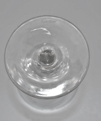 Vintage Cartier CTC3 Crystal Water & Wine Goblets Signed Set of 2