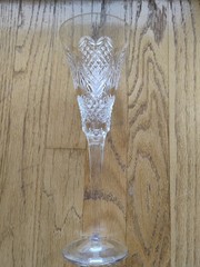 Waterford Crystal 10″ Champagne Flute, Millenium Heart.