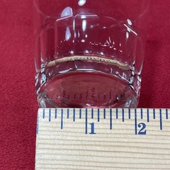 Vintage Libbey 3” Rocks Glasses Set of 4 Cursive L