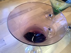 Lenox Tuscany Seasons Swirl Etched Martini Glasses Set of 4