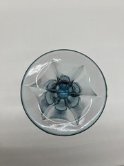 Tiara Exclusives Last Supper & Cross Glass Goblet Light Ice Blue