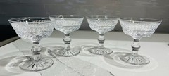 x4 Retired Vtg Waterford Crystal Tramore 4.5″ Champagne/Tall Sherbet Glass MINT