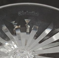 Gorgeous Lot of 3 Waterford Crystal KYLEMORE ? Hock Wine Glasses Wedding