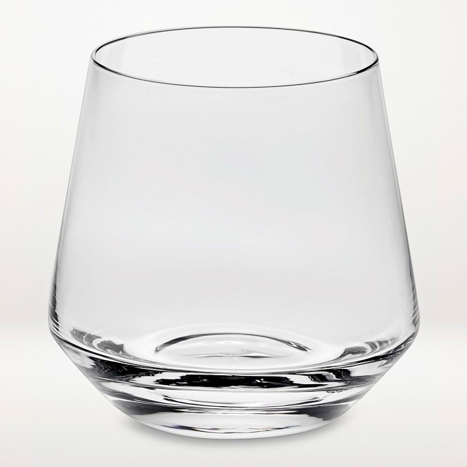 Sur La Table Old Fashioned Glasses 17 oz Clear 4-Piece Set Dishwasher Safe