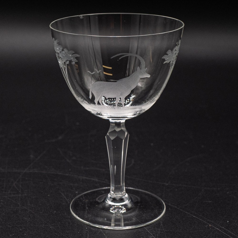 CHIP- Queen Lace «Kenyan African» Sable Liquor Cocktail Glass – 4 7/8″ #H