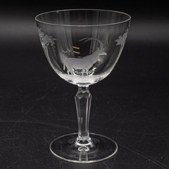 CHIP- Queen Lace «Kenyan African» Sable Liquor Cocktail Glass – 4 7/8″ #H