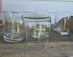 Set 5 Libbey BRAVURA Double Old Fashioned Rocks Glasses 12 oz Weighted Bottoms