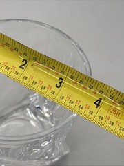 Set of (4) of Mikasa Twisted Motion Crystal Old Fashioned 3.75” Tumblers