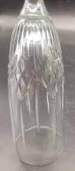 Vintage Clear Lead Crystal Champagne Flute Glass 4 Ounces