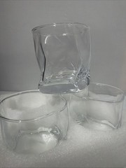 Set Of 4 Nordic Style Whiskey/scotch/ Cocktail Glasses, Clear
