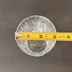 Pair Royal Brierley Etched Crystal Tumblers – Kensington Palace Flower Sunflower