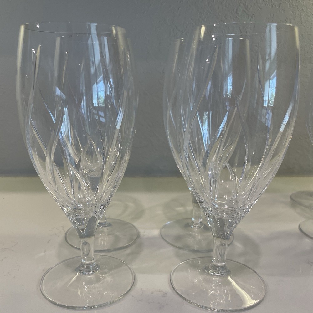 Set of 4 Mikasa Agena Stemware Iced Tea Glasses