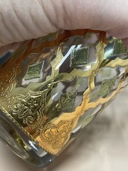 Culver Valencia 12 oz. Highball Glass – 22K Gold Gilding Green Diamond – 1 MCM