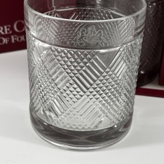 Ralph Lauren Safari Signature Collection Lion Crest Glasses Set of 4 Cocktail