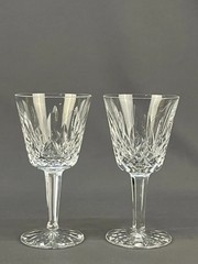 🔥5🔥 Waterford Crystal Lismore Wine glass Claret 💥 VTG Gothic mark 💥 set lot