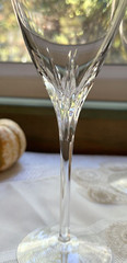 Lenox «Firelight Clear» Blown/Cut Crystal Water Goblets 8 5/8″ Set of 6