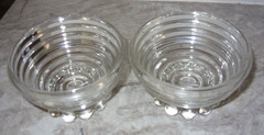 Anchor Hocking Manhattan Clear Glass 6 Sherbet Champagne Glasses Dessert Dishes