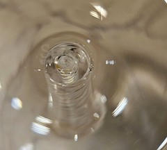 Vintage Stuart Ariel Fine Crystal Cordial Glass Airtwist Stem