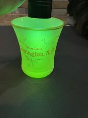 Antique Uranium Souvenir Custard Tumbler