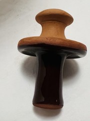 VTG Handmade By Moses~4 Pce Clay Signed Wine Set From The Republic Of Cyprus